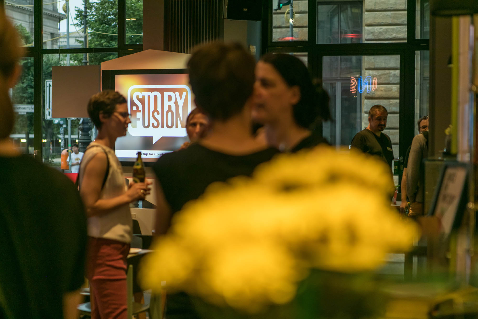 StoryFusionBerlin MeetUp. Foto: Julian van Dieken